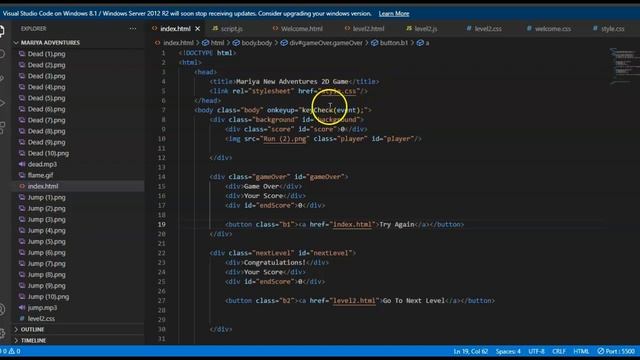 JavaScript 2D Game For Java Institute Selection Program смотреть онлайн