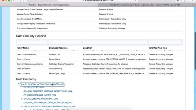 Oracle Security Manager for working with ROLES смотреть онлайн