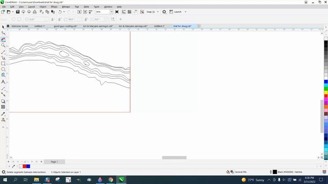 Corel Draw Tips & Tricks cut out a lake bigger than your laser bed Part 2 смотреть онлайн