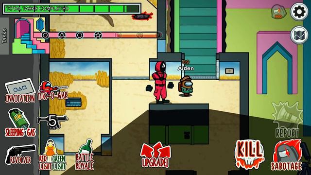 SQUID GAME Mod in Among Us... смотреть онлайн