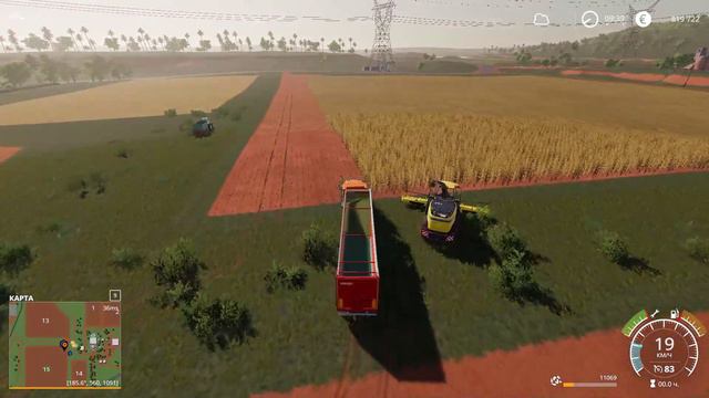 КАРТА МАРС!FARMING SIMULATOR 2019!КООП!#2! смотреть онлайн