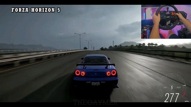 FORZA HORIZON 5 - NISSAN SKYLINE R34 sound comparison - FORZA HORIZON 4 and 5 смотреть онлайн