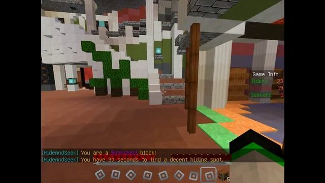 Minecraft - MINI-GAME - HidenSeek - Верстакопад смотреть онлайн