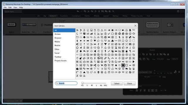 106. Balsamiq Mockups - 8. Объект "Button" (Кнопка) смотреть онлайн