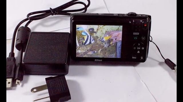 P74912 - Nikon S3700 Coolpix Digital 20.1MP Compact Camera - Black Inc Battery & Charger смотреть онлайн