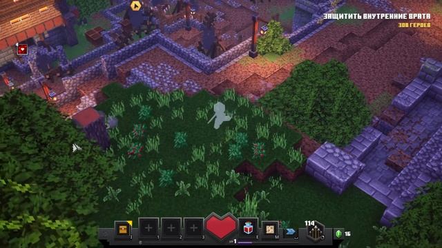 Прохождение Minecraft Dungeons [ПК • 60 FPS] Часть 1 — Побережье кальмаров смотреть онлайн