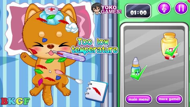 Pets Hospital Doctor-Best Kid Games Free-Game Baby Movie смотреть онлайн