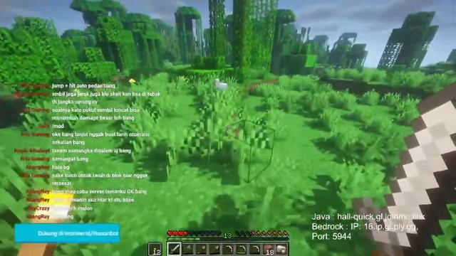 [LIVE] Bikin Server Public Update Java + Bedrock - Minecraft Server Indonesia смотреть онлайн