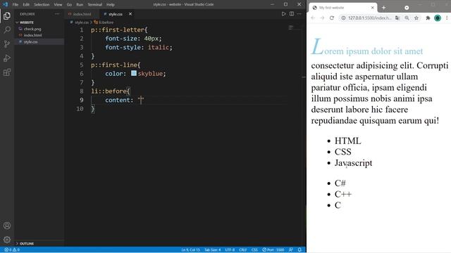 Learn CSS pseudo elements in 4 minutes ? смотреть онлайн