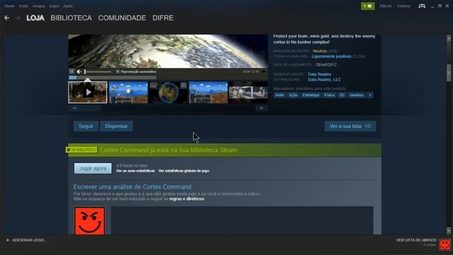 Cortex Command de GRAÇA na STEAM смотреть онлайн