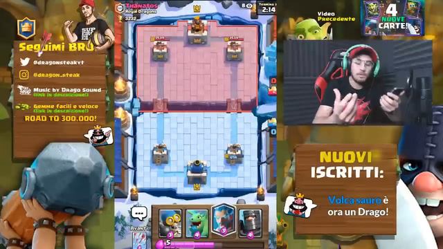 [LIVE] NUOVA SFIDA STREGONE ELETTRICO?! Clash Royale + DUELLO CORONA in LIVE! смотреть онлайн