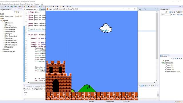 Super Mario Bros Java - Day 6 World 1-1 Complete смотреть онлайн