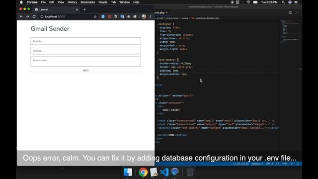Laravel - Send Email Using Gmail SMTP смотреть онлайн