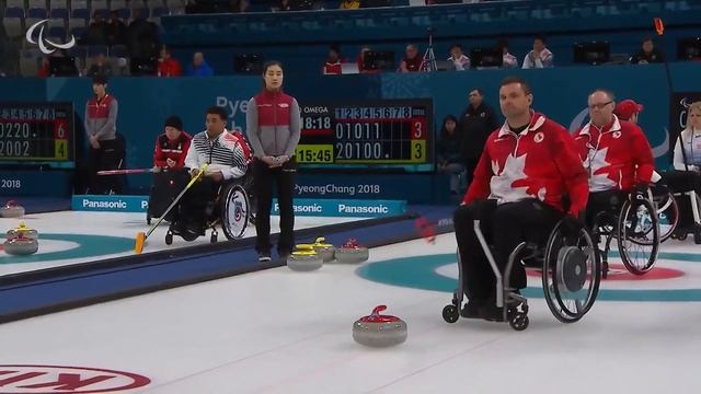 Canada V USA | Round Robin |Wheelchair Curling | PyeongChang2018 Paralympic Winter Games
