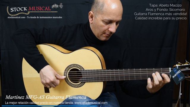 Martinez MFGAS guitarra flamenca de calidad para aprender flamenco смотреть онлайн