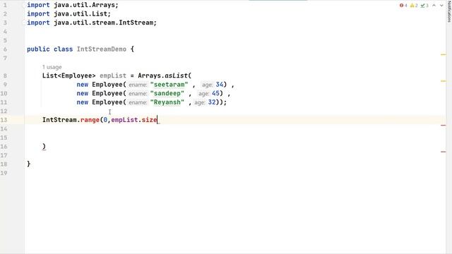 2023 Java Programming interview questions-Iterating list with IntStream class смотреть онлайн