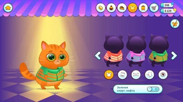 Кошка КАТЯ и КОТЕНОК БУБУ #80 Bubbu супергерой - #пурумчата