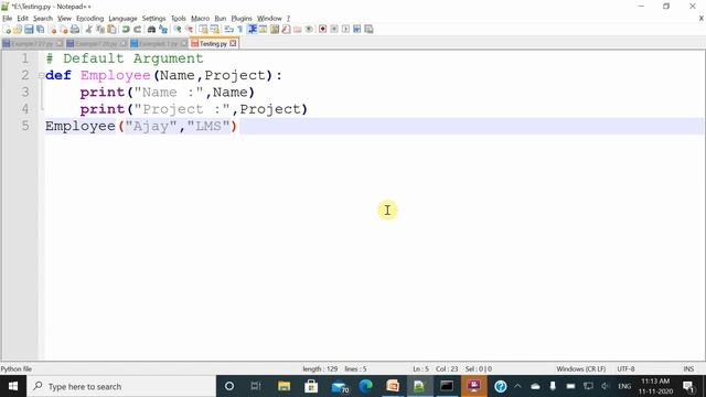 Default Arguments in Python смотреть онлайн