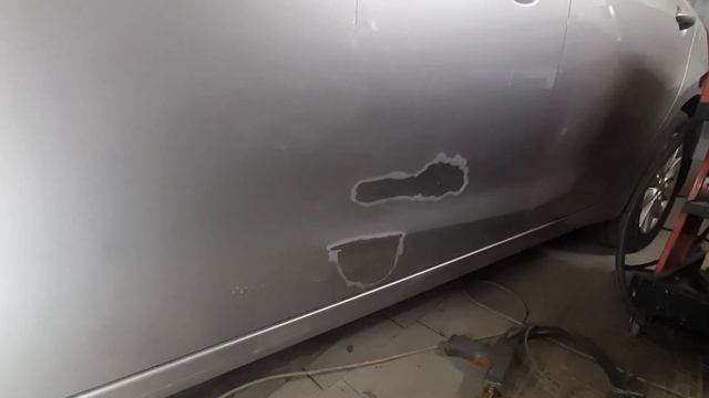 Рихтовка двери. Киа Серато . смотреть онлайн