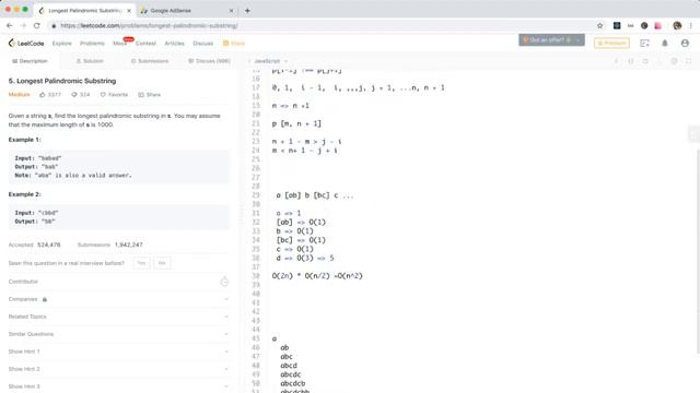 leetCode 5- Longest Palindromic Substring | JSer - algorithm & JavaScript смотреть онлайн