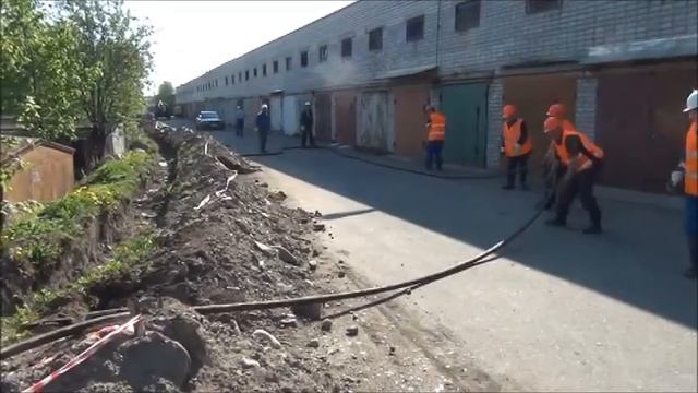 Перекладка электрокабеля смотреть онлайн