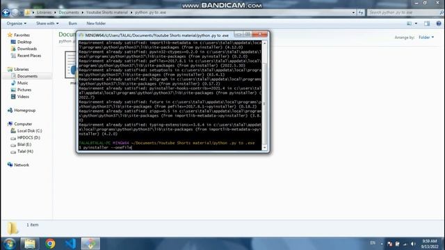 How To Convert Python Files Into Exe Files (py to .exe) смотреть онлайн