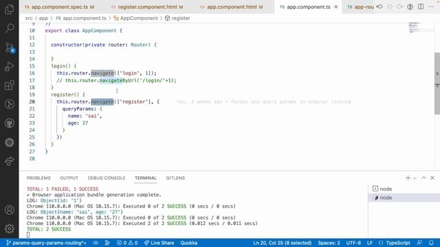 UT Params and query params | Angular 15 | Angular unit testing смотреть онлайн