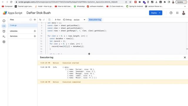 Tutorial Membuat Website, Databasenya Pake Google Sheets - Google Apps Script (REST API) : Part 1 смотреть онлайн