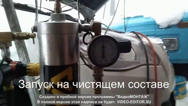 Чистка топливной систем дизельного двигателя SsangYong Korando D20T смотреть онлайн