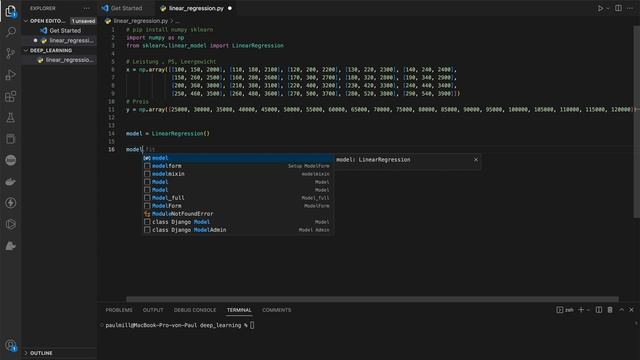 Auto-Preisvorhersage mit Linear Regression in Python für Einsteiger ? | numpy, sklearn смотреть онлайн