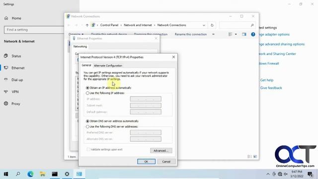How to Configure an Alternate IP Address Configuration for Your Computer смотреть онлайн