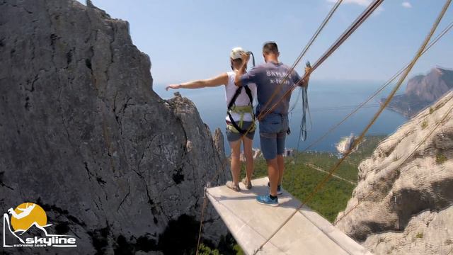 Анатолий Ильяс-Кая, Роупджампинг в Крыму с командой Скайлайн смотреть онлайн