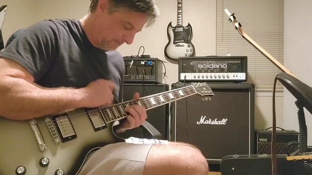Gibson Les Paul Silverburst, SLO100, having fun with new toy смотреть онлайн