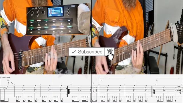 Korn - Twist (guitar cover) + screen tabs смотреть онлайн