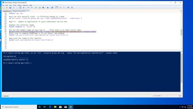 azure Lab Update an application in azure kubernetes service - az500 смотреть онлайн
