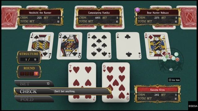 Yakuza Kiwami 2 Haruka's Request (1000 points in Poker) смотреть онлайн