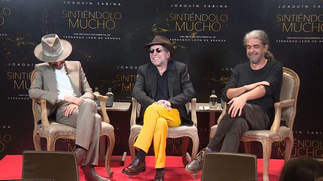 Sabina, Leiva y Fernando León de Aranoa presentan el documental 'Sintiéndolo mucho' смотреть онлайн