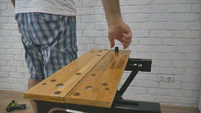 Распаковка и сборка верстака Black&Decker WM301 смотреть онлайн
