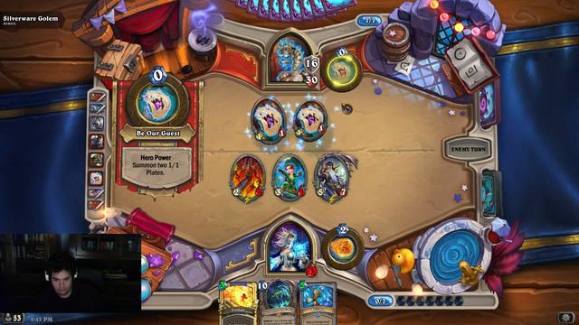 Hearthstone Heroic Silverware Golem смотреть онлайн