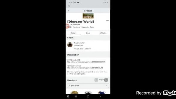 как получить групповой отдел в Dinosaur world mobile?? и проверка динозавров