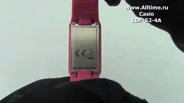 Женские японские наручные часы Casio LDF-52-4A смотреть онлайн