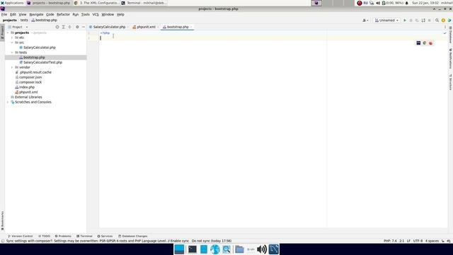 PHP Unit тестирование. Настройка PHPUnit с помощью XML конфигурации смотреть онлайн