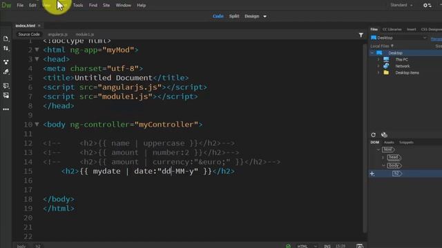 ( PART-13 ) DATE FILTER IN ANGULAR-JS ( PART-2 ) ( URDU / HINDI ) смотреть онлайн