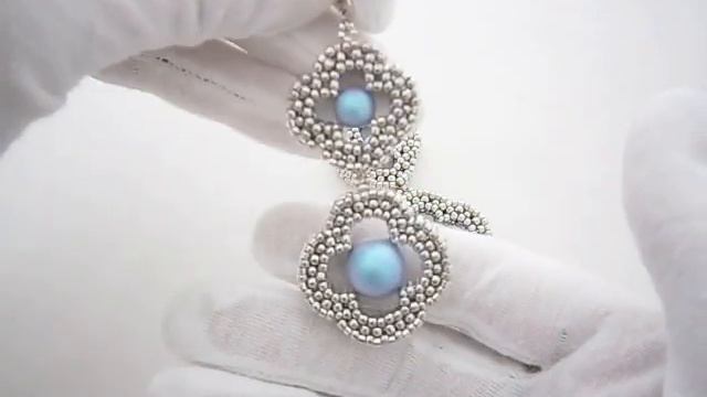 Серьги из бисера и жемчужин "Nina" L смотреть онлайн