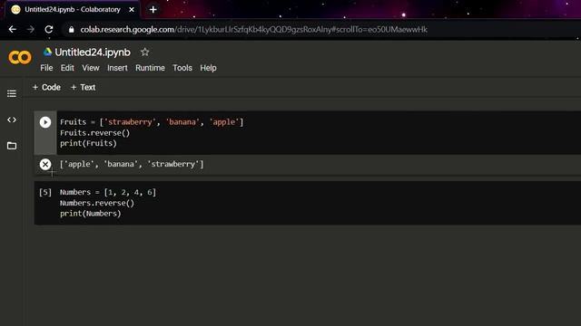 Reverse Method in Python смотреть онлайн