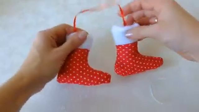 DIY Елочные игрушки коньки мастер класс/новогодняя игрушка своими руками смотреть онлайн