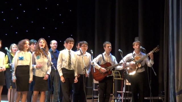 "Коробка с карандашами" (В.Прихотько, Гр.Гладков). ансамбли "Журавлята" и выпускников смотреть онлайн