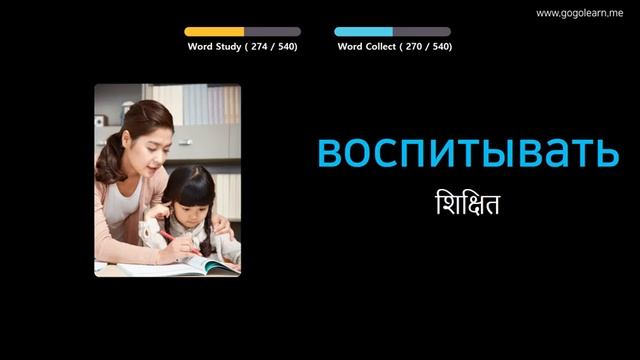 चित्रों के माध्यम से रूसी भाषा सीखना |रूसी भाषा शब्दावली बुनियादी मध्य विद्यालय | Golearn смотреть онлайн