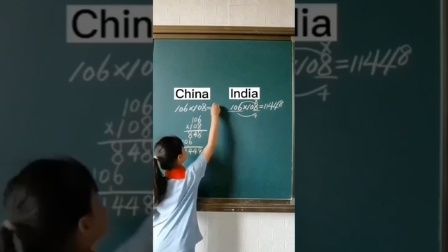 Как учат умножать в Индии))) смотреть онлайн