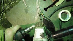 Уменьшаю диаметр стальной шайбы